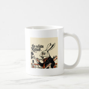 Alice Weiße Kaninchen Klassisches Wunderland Kaffeetasse