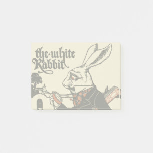 Alice Weißes Kaninchen Klassisches Wunderland  Post-it Klebezettel