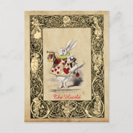 Alice - Weißes Kaninchen - The Herald 1865 Postkarte