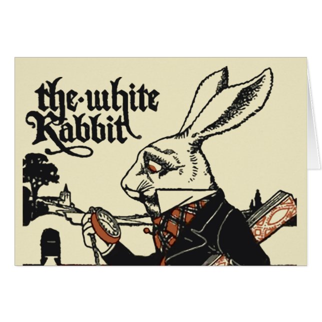 Alice White Rabbit Classic Wonderland (Vorderseite (Horizontal))