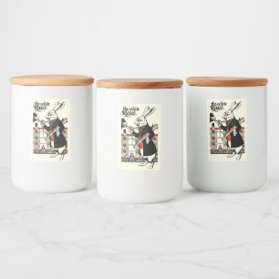 Alice White Rabbit Classic Wonderland Lebensmitteletikett