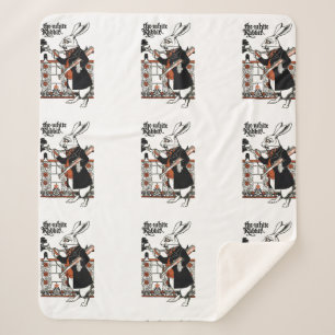 Alice White Rabbit Classic Wonderland Sherpadecke