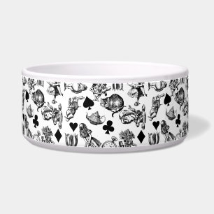 Alice White Rabbit Wonderland Cheshire Cat Napf