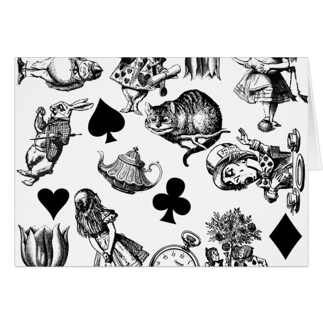 Alice White Rabbit Wonderland Classic (Vorderseite (Horizontal))