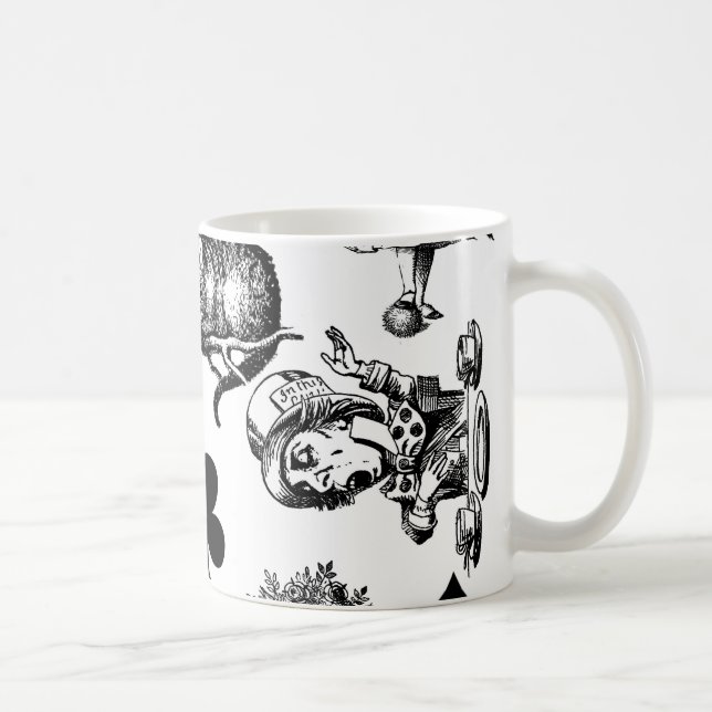 Alice White Rabbit Wonderland Classic Kaffeetasse (Rechts)