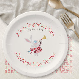 Alice Wonderland Birthday Dusche Pappteller
