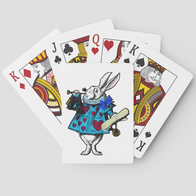 Alice Wonderland Deck Karten spielen Spielkarten (Rückseite)