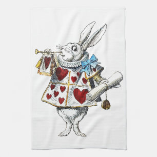 Alice Wonderland Hearts Tasche Geschirrtuch