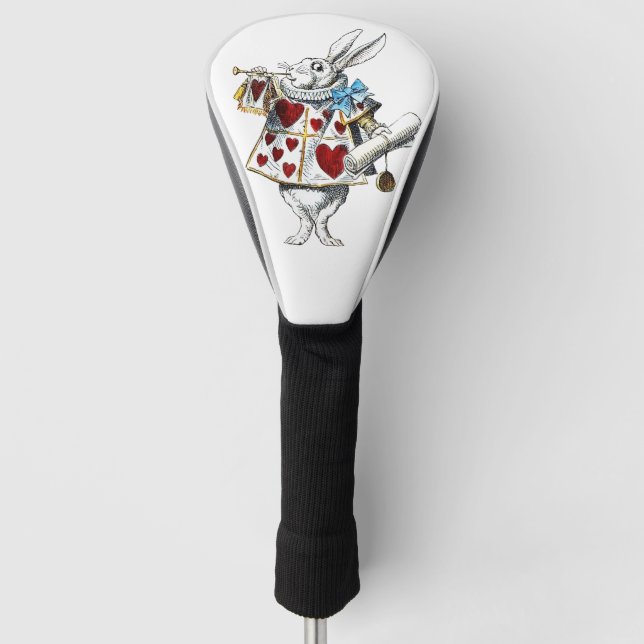 Alice Wonderland Hearts Tasche Golf Headcover (Vorderseite)