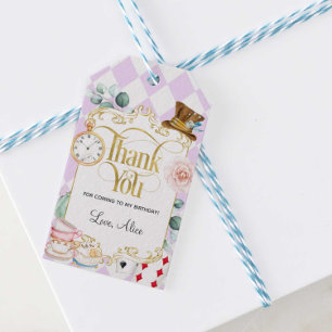 Alice wunderland mad hatt Gastgeschenk Geschenk t Geschenkanhänger