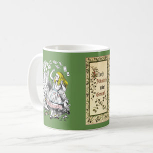 Alices Abenteuer unter Grundkunst Tasse