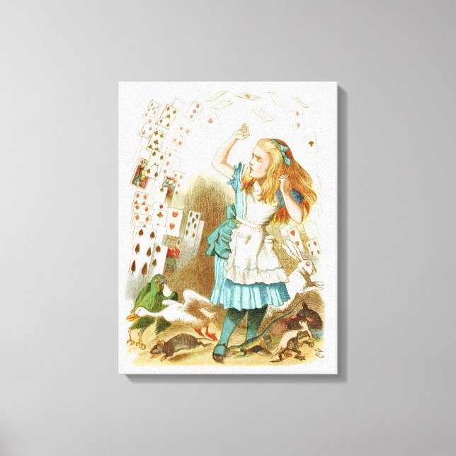 Alice's Adventures in Wonderland Leinwanddruck (Vorderseite)