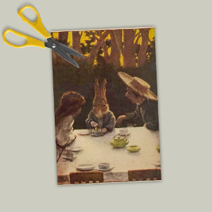 Alice's Adventures in Wonderland Mad Tea Party Seidenpapier