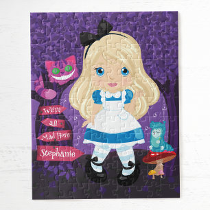 Alice's Adventures in Wonderland Personalisierte J Puzzle