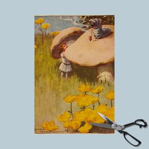 Alice's Adventures in Wonderland Raupe Seidenpapier