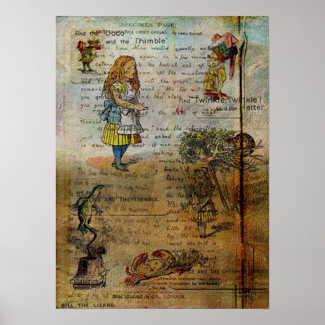 Alice's Adventures Poster (Vorne)