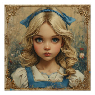 Alices charmante Whimsikalität: Wunderland Whimsy Poster