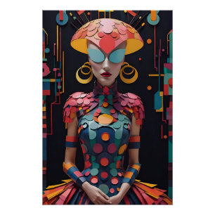 Alice's New Afternoon Tea Party - Ken Gage Art Poster