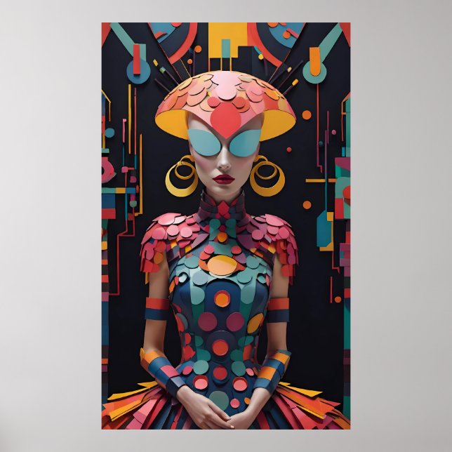 Alice's New Afternoon Tea Party - Ken Gage Art Poster (Vorne)