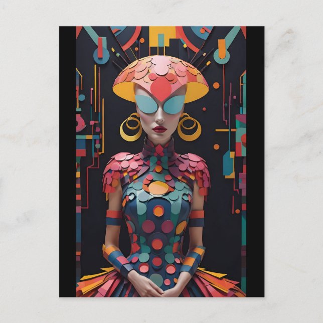 Alice's New Afternoon Tea Party - Ken Gage Art Postkarte (Vorderseite)