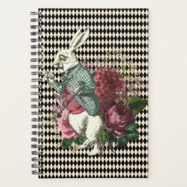 Alice's Rabbit Harlequin Pattern Planer