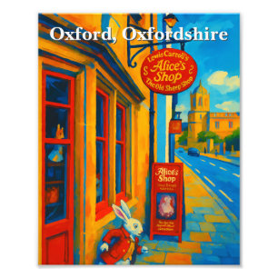 Alice's Shop - Der Old Sheep Shop, Malerei Fotodruck