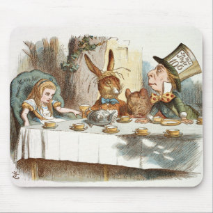 Alice's Tea Party Mousepad