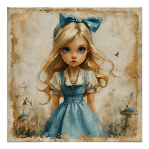 Alices verzauberte Fantasie: Wunderland-Launen Poster