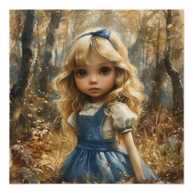 Alice's Whimsical Journey: Wunderland Whimsy Poster (Vorderseite)