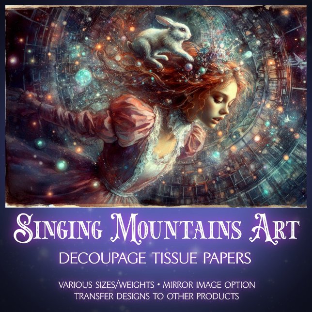 Alice's Whimsical Watercolor Fall Decoupage Seidenpapier (Von Creator hochgeladen)