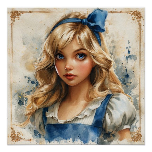 Alice's Whimsy Fantasy: Wunderland Whimsy Poster (Vorderseite)