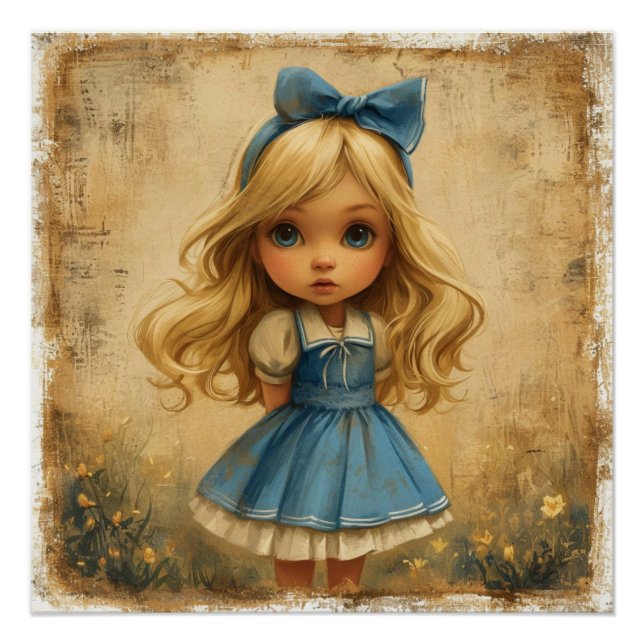 Alice's Whirlwind Adventure: Wonderland Whimsy Poster (Vorderseite)