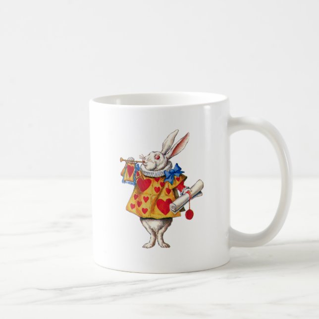 ALICE'S WHITE RABBIT IN WONDERLAND KAFFEETASSE (Rechts)