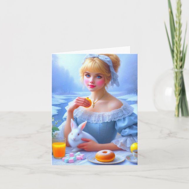 Alice's Wunder im Fantasieland Dankeskarte (Vorderseite)