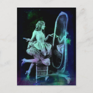Alicia - Blue Green Dream Postcard Postkarte