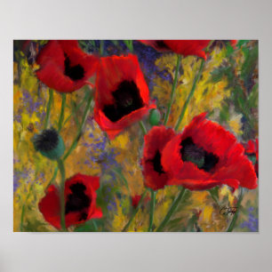 Alicia Mohnblumen Poster