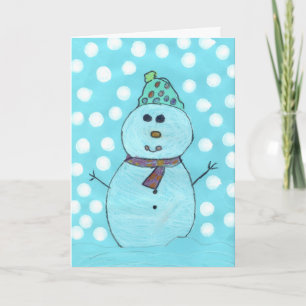 Alicia's Snowman Chrismas Card Feiertagskarte