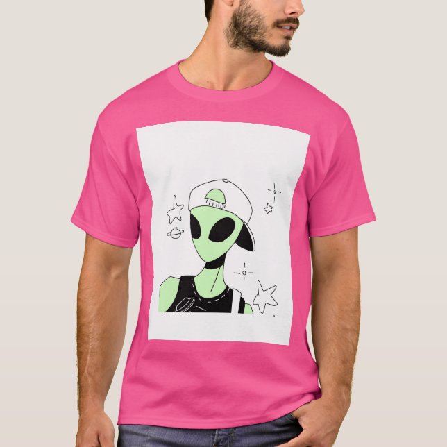 Alien 004 T-Shirt (Vorderseite)