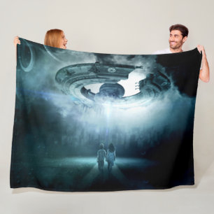 ALIEN ABDUCTION FLEECEDECKE
