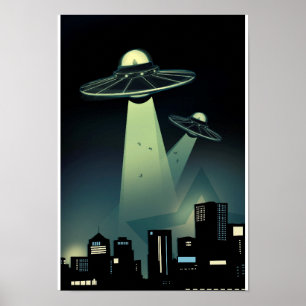 Alien Abduction Poster größer