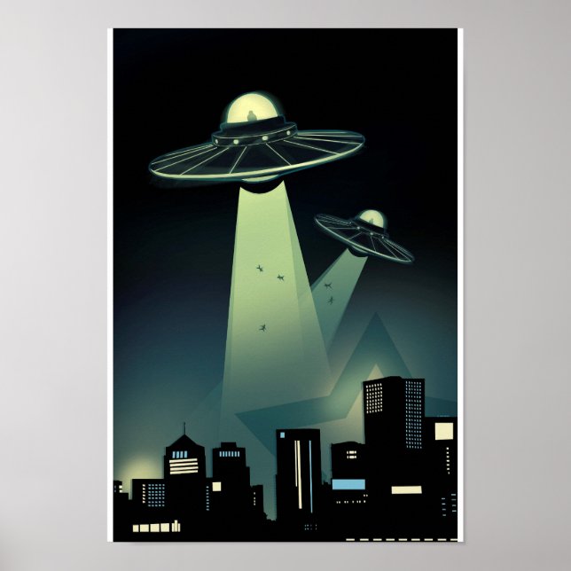 Alien Abduction Poster größer (Vorne)