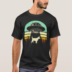 Alien Abduction Red Blue Heeler Cattle Dog Ufo Wel T-Shirt