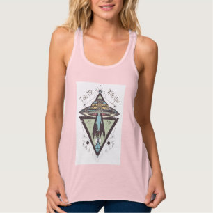 Alien Abduction - take me with you Tank Top