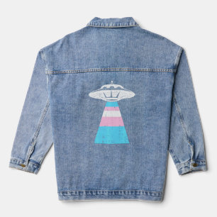 Alien Abduction Transgender Pride LGBT Q Gaylien T Jeansjacke