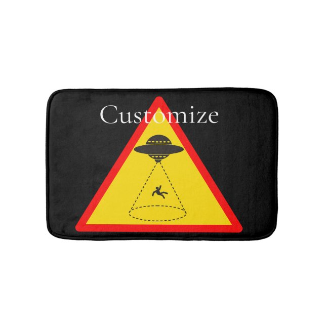 Alien Abduction UFO Thunder_Cove Badematte (Vorderseite)