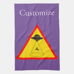 Alien Abduction UFO Thunder_Cove Geschirrtuch