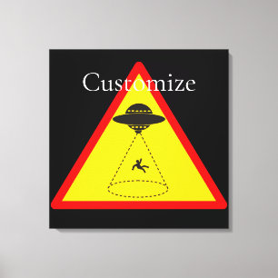 Alien Abduction UFO Thunder_Cove Leinwanddruck