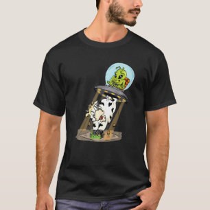 Alien Abduktion Kuh T-Shirt