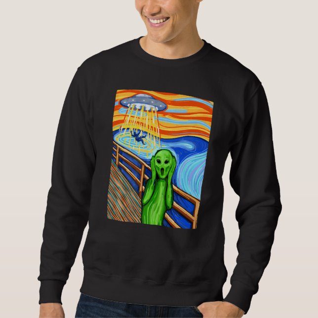 Alien   Alien  Alien  T-Shirt UFO Sweatshirt (Vorderseite)