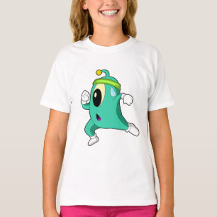 Alien als Runner T-Shirt